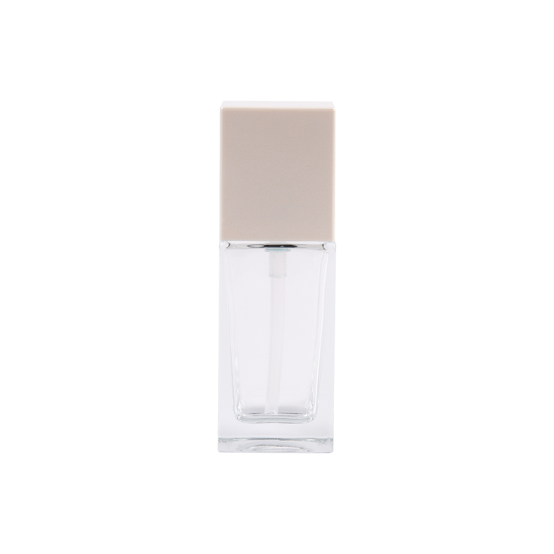 30ml şeffaf cam kare tüp