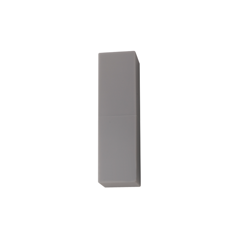 Gri minimalist kare ruj tüpü