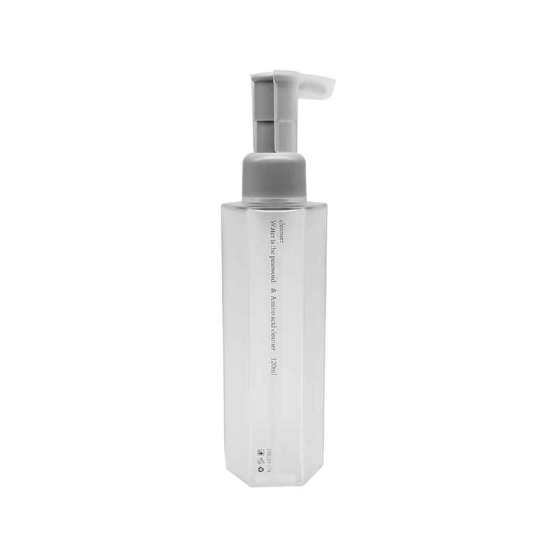 Petg 120ml Altıgen Köpük Temizleyici Şişe