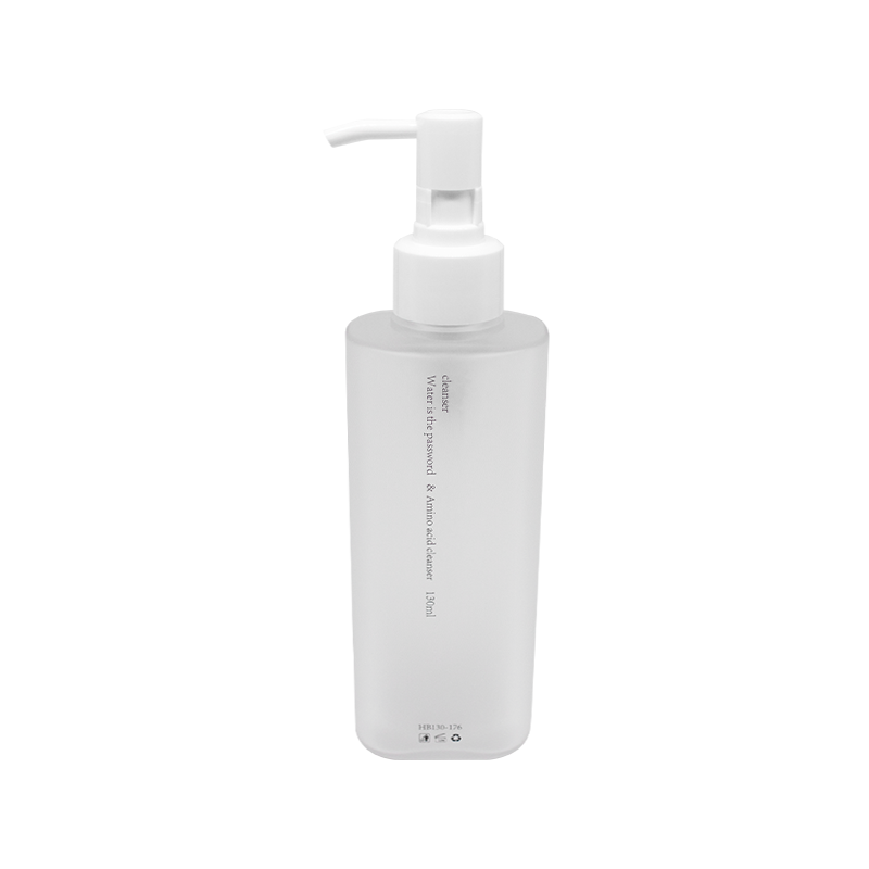 Petg 130ml Yuvarlak Köşeler Köpük Temizleyici Şişe