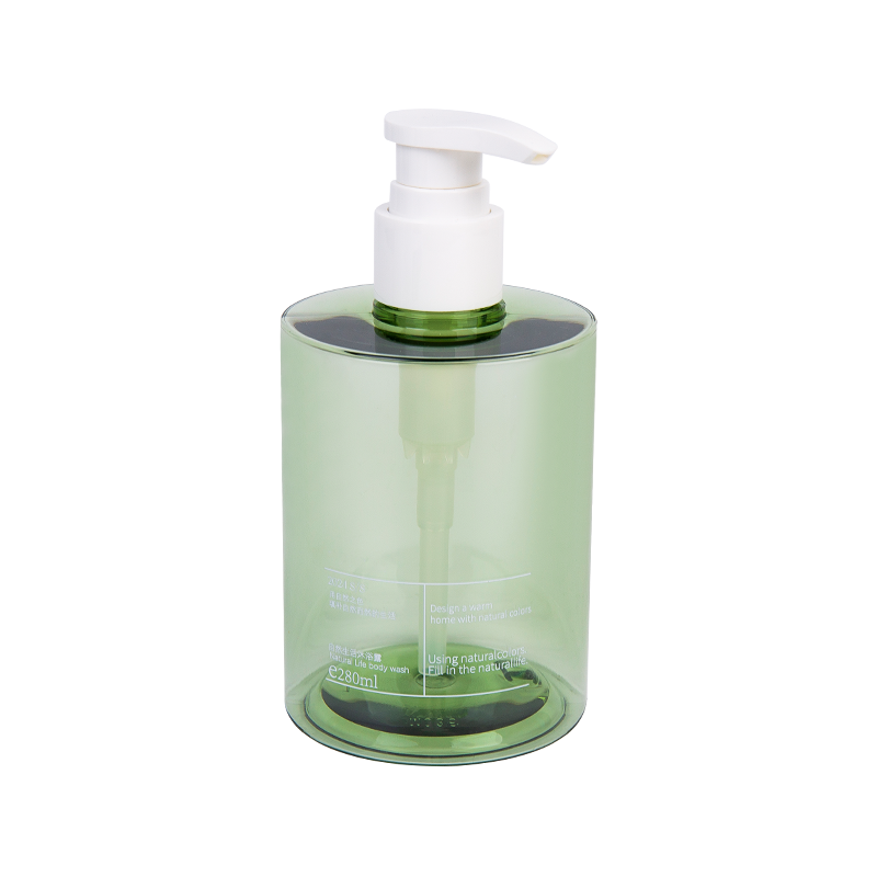 300ml zarif yeşil petg pompa şişesi
