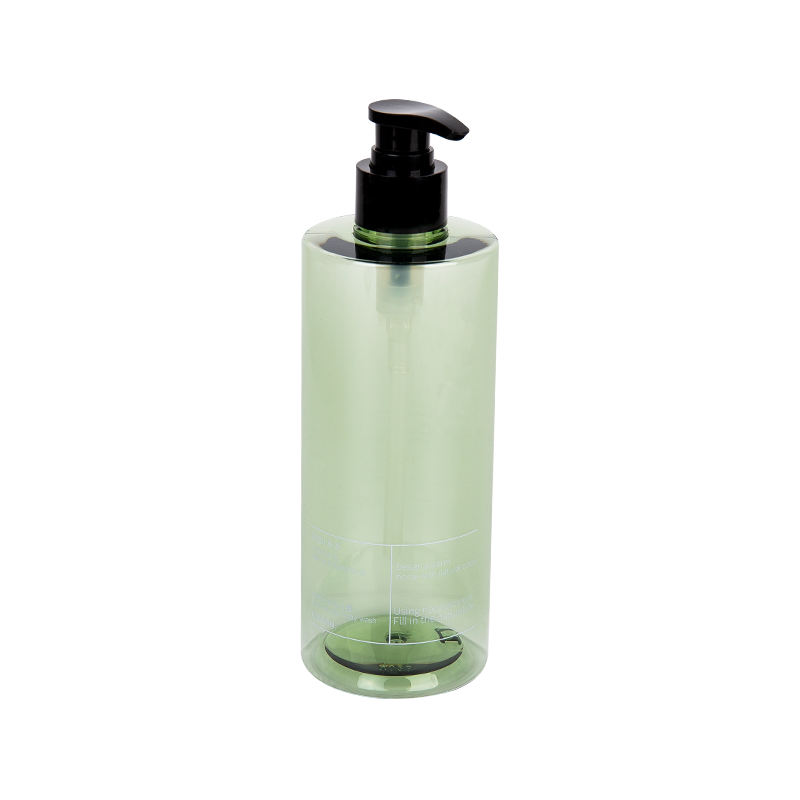 500ml zarif petg yeşil pompa şişesi
