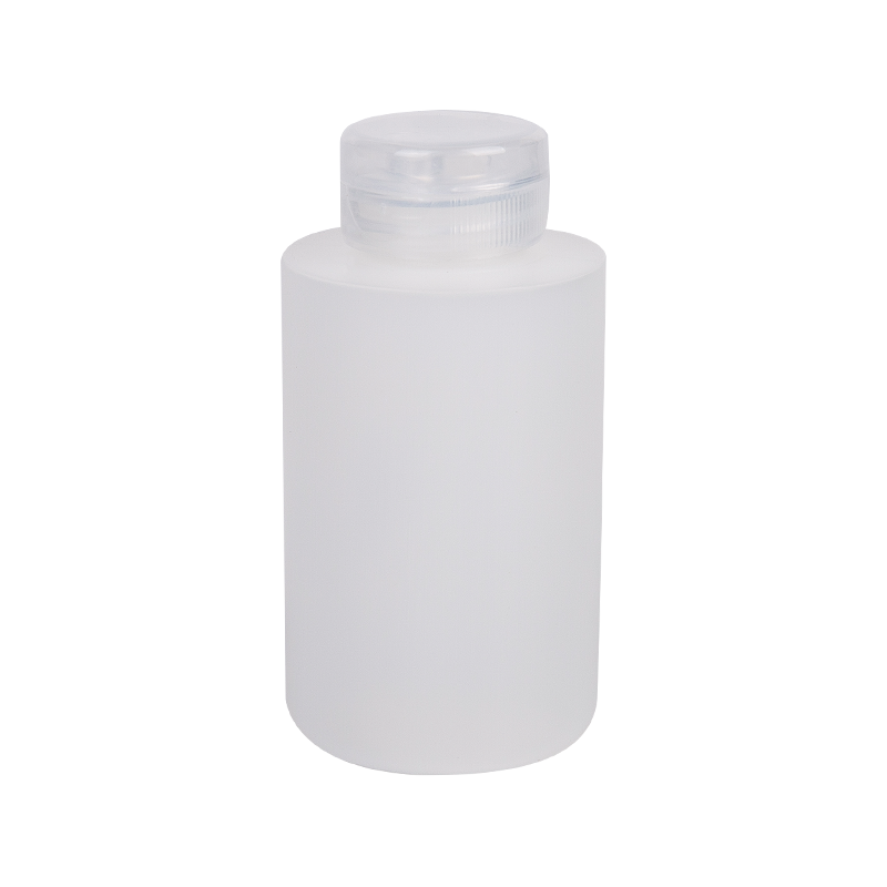 100ml HDPE Yuvarlak Şişe Şeffaf Vida Kapağı