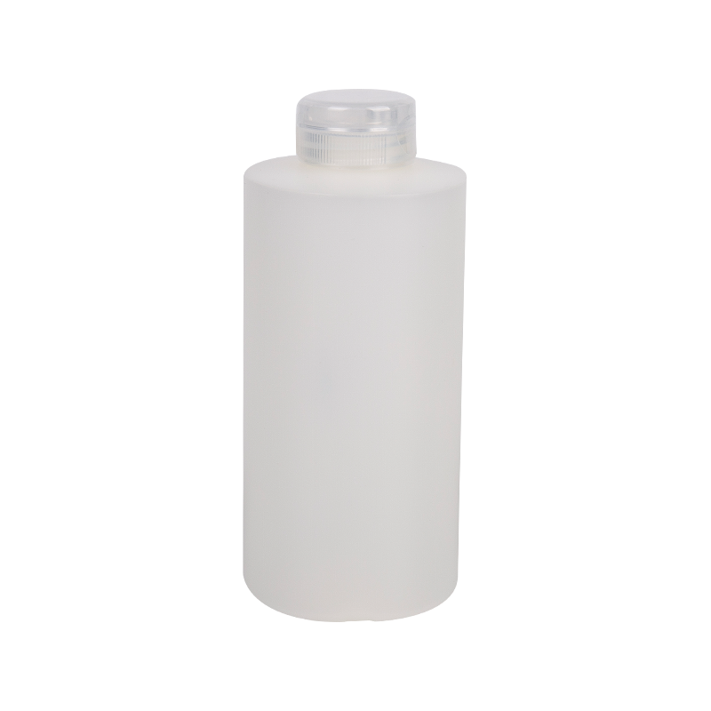 250ml HDPE Yuvarlak Şişe Şeffaf Vida Kapağı